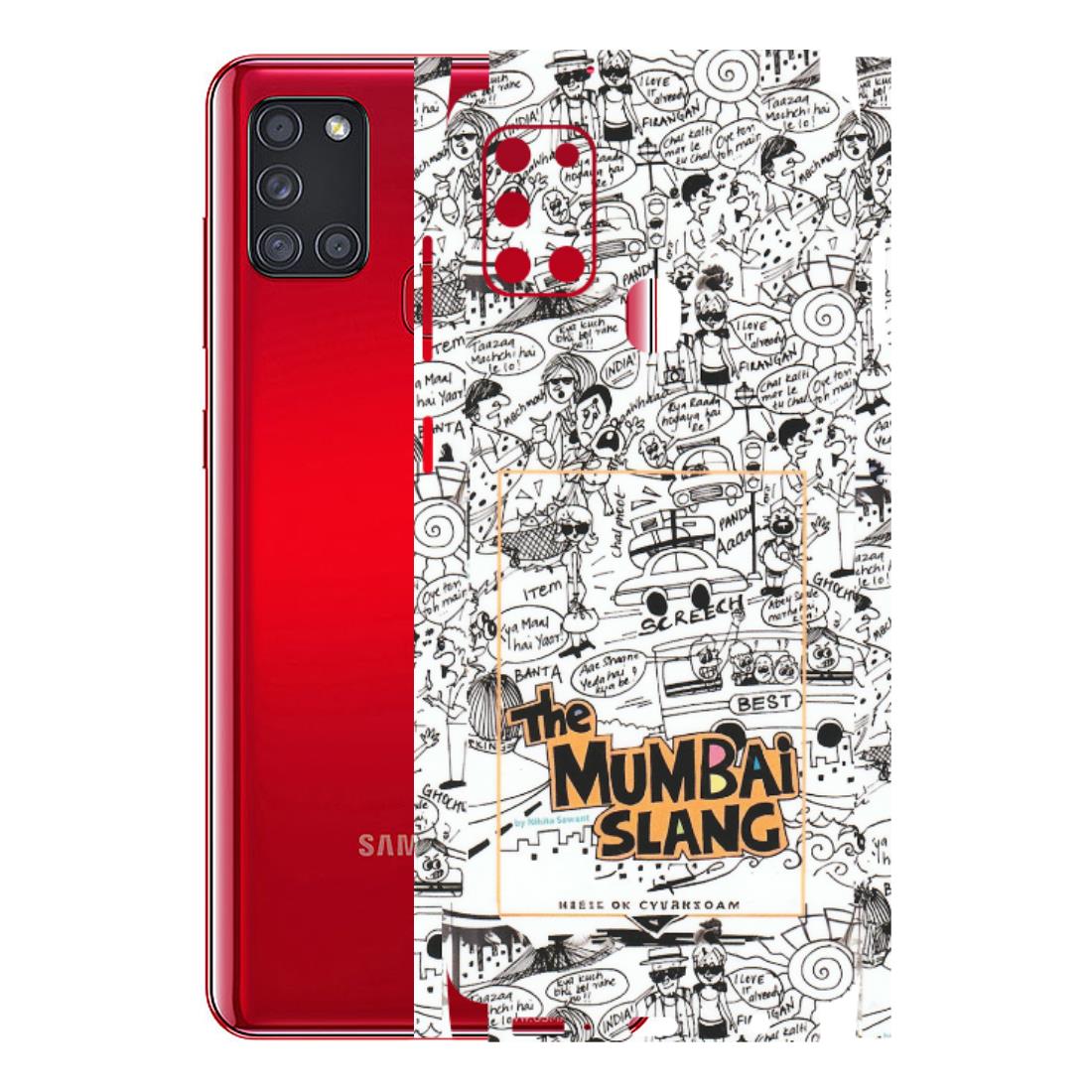 Samsung A/S Series Phone Skins (All Models) - The Mumbai Slang - Matte Finish (M-142) Samsung Galaxy A21S