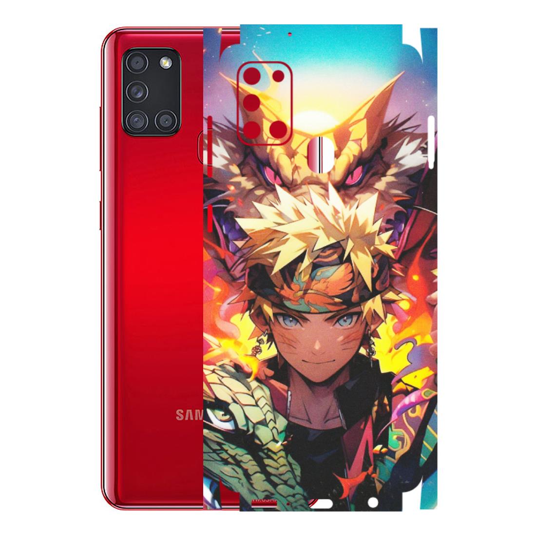 Samsung A/S Series Phone Skins (All Models) - Angry Naruto Anime - Matte Finish (M-148) Samsung Galaxy A21S