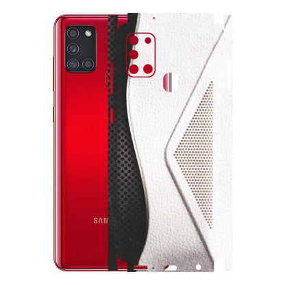 Samsung A/S Series Phone Skins (All Models) - Black And White Iconic Convoy - Matte Finish (M-149) Samsung Galaxy A21S