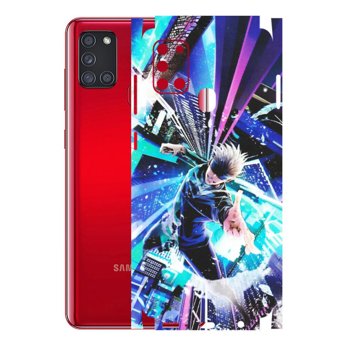 Samsung A/S Series Phone Skins (All Models) - Manga Action Jujustu Kaisen Anime - Matte Finish (M-155) Samsung Galaxy A21S