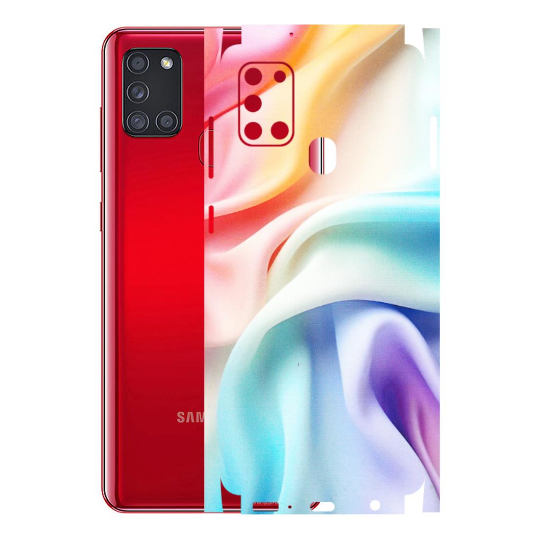 Samsung A/S Series Phone Skins (All Models) - Colourful Silk Cloth - Matte Finish (M-165) Samsung Galaxy A21S