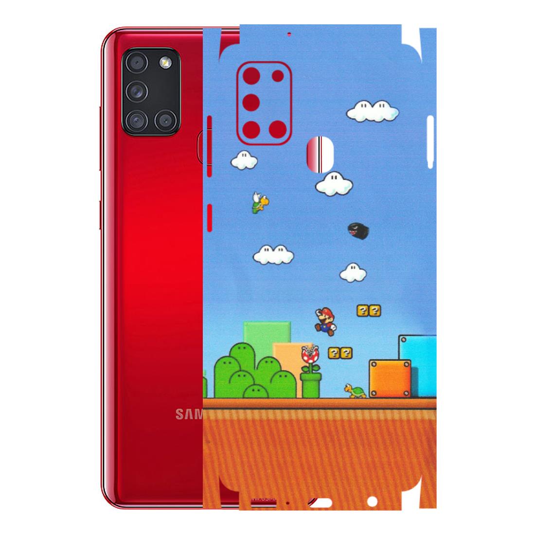Samsung A/S Series Phone Skins (All Models) - Mario Game Scene - Matte Finish (M-24) Samsung Galaxy A21S