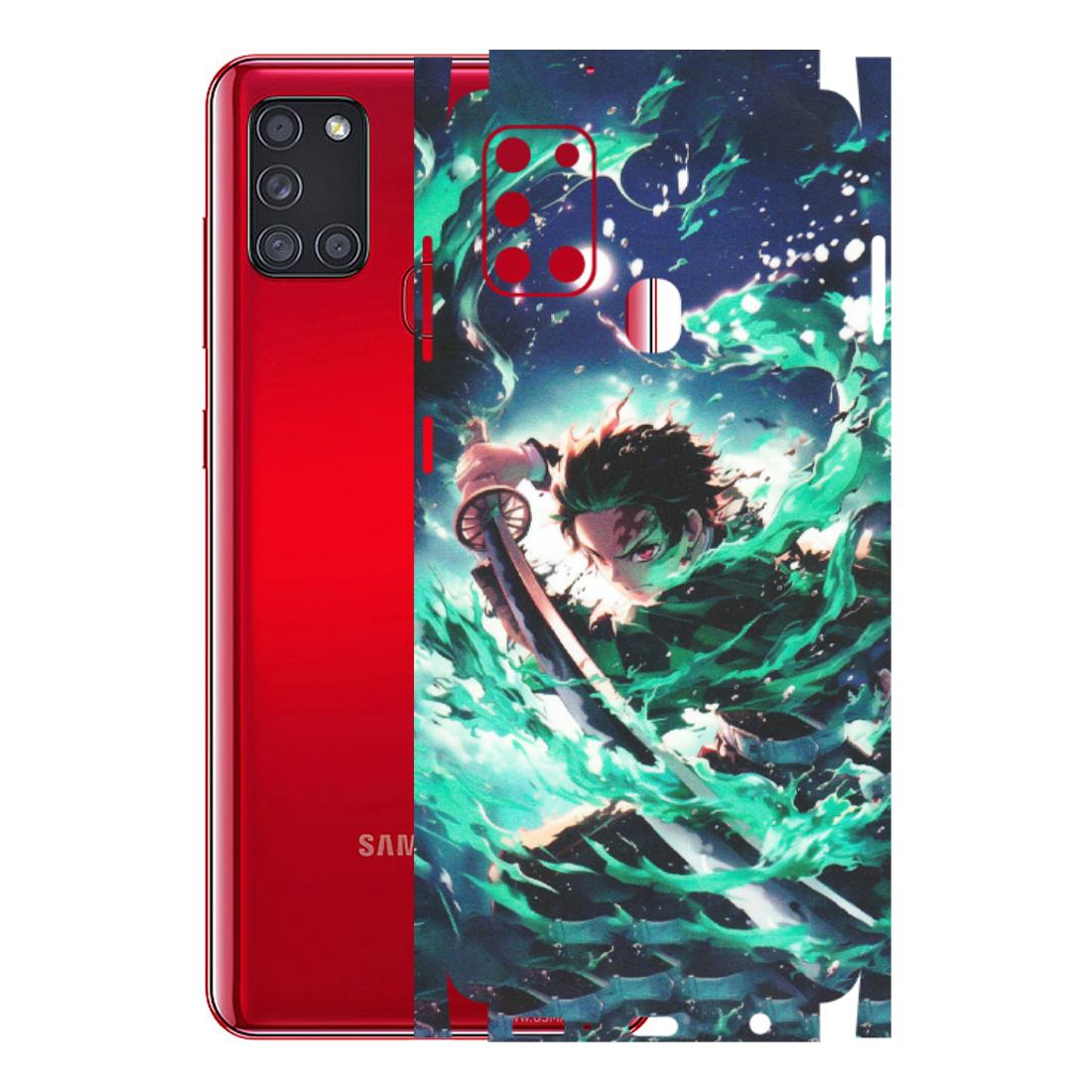 Samsung A/S Series Phone Skins (All Models) - Sword Fighter Anime - Matte Finish (M-29) Samsung Galaxy A21S