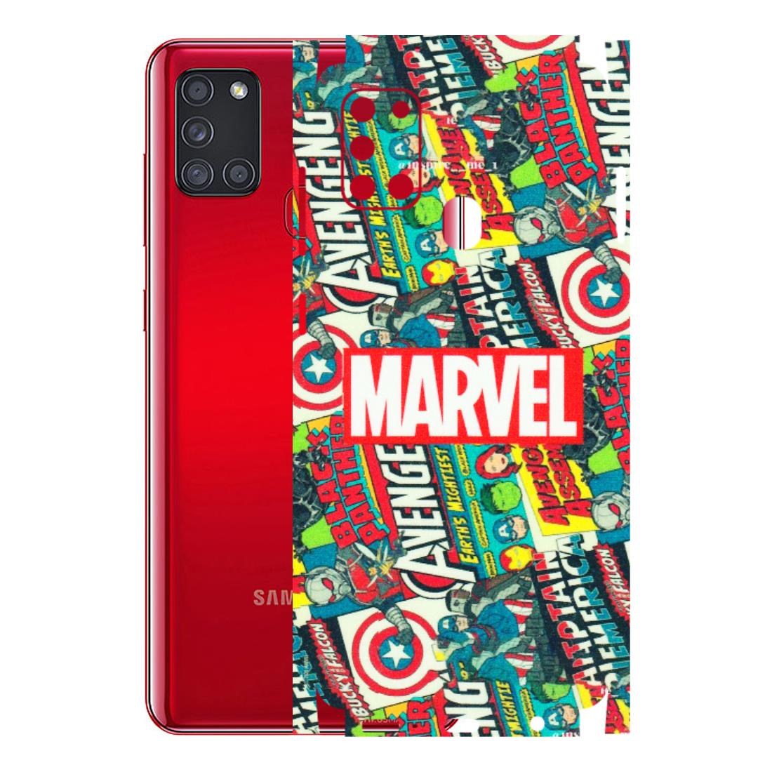 Samsung A/S Series Phone Skins (All Models) - Marvel Comic Lover - Matte Finish (M-30) Samsung Galaxy A21S