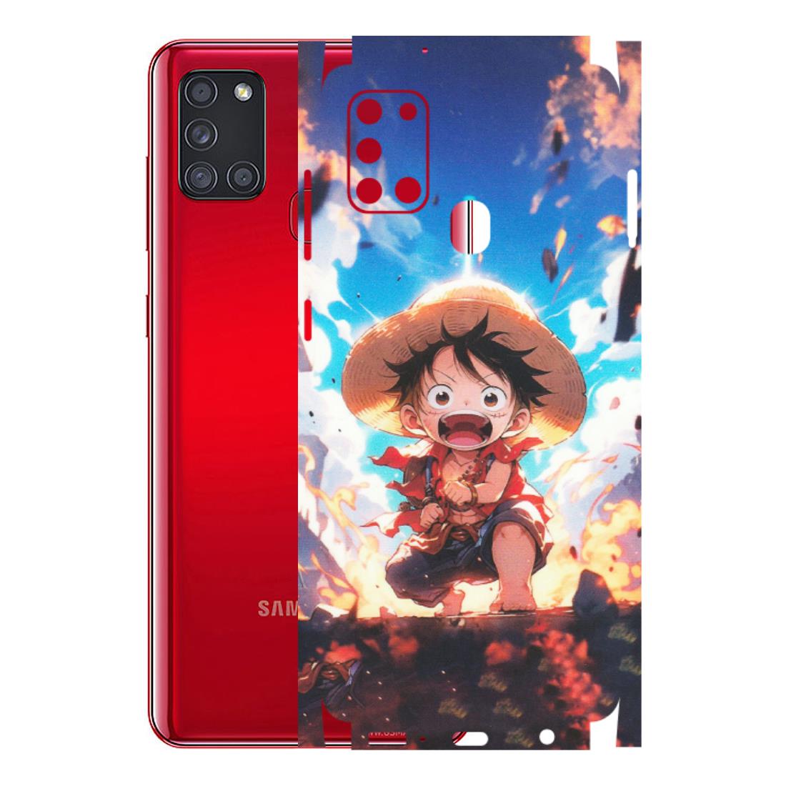Samsung A/S Series Phone Skins (All Models) - Toon One Piece Cute Character - Matte Finish (M-35) Samsung Galaxy A21S