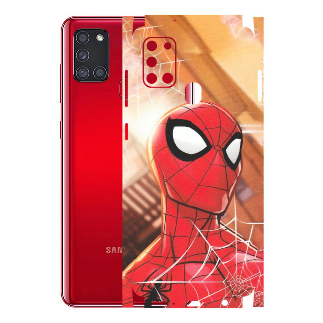 Samsung A/S Series Phone Skins (All Models) - Spiderman Face New - Matte Finish (M-41) Samsung Galaxy A21S