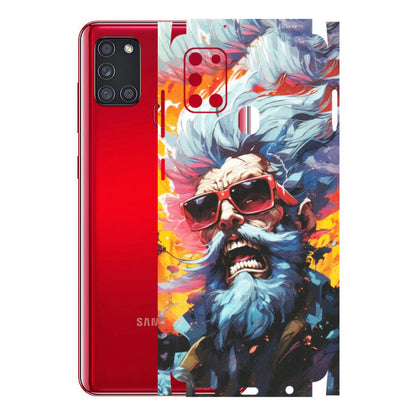 Samsung A/S Series Phone Skins (All Models) - Daddy Cool Character - Matte Finish (M-43) Samsung Galaxy A21S