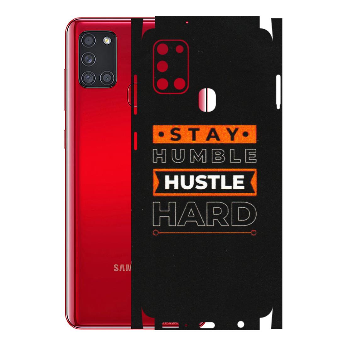 Samsung A/S Series Phone Skins (All Models) - Stay Humble Stay Hard - Matte Finish (M-48) Samsung Galaxy A21S