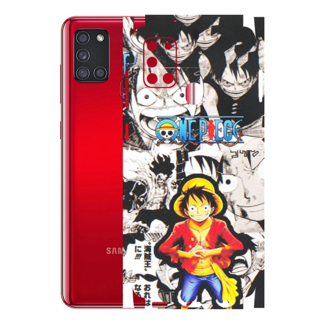 Samsung A/S Series Phone Skins (All Models) - One Piece B&W - Matte Finish (M-63) Samsung Galaxy A21S