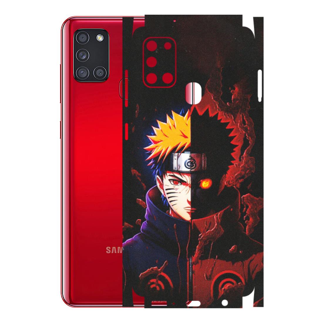 Samsung A/S Series Phone Skins (All Models) - Naruto X Evil - Matte Finish (M-70) Samsung Galaxy A21S