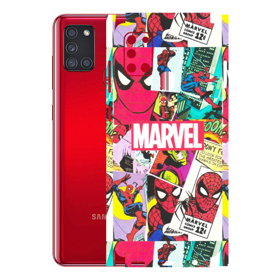 Samsung A/S Series Phone Skins (All Models) - Marvel Comic Spiderman Grafitti - Matte Finish (M-72) Samsung Galaxy A21S