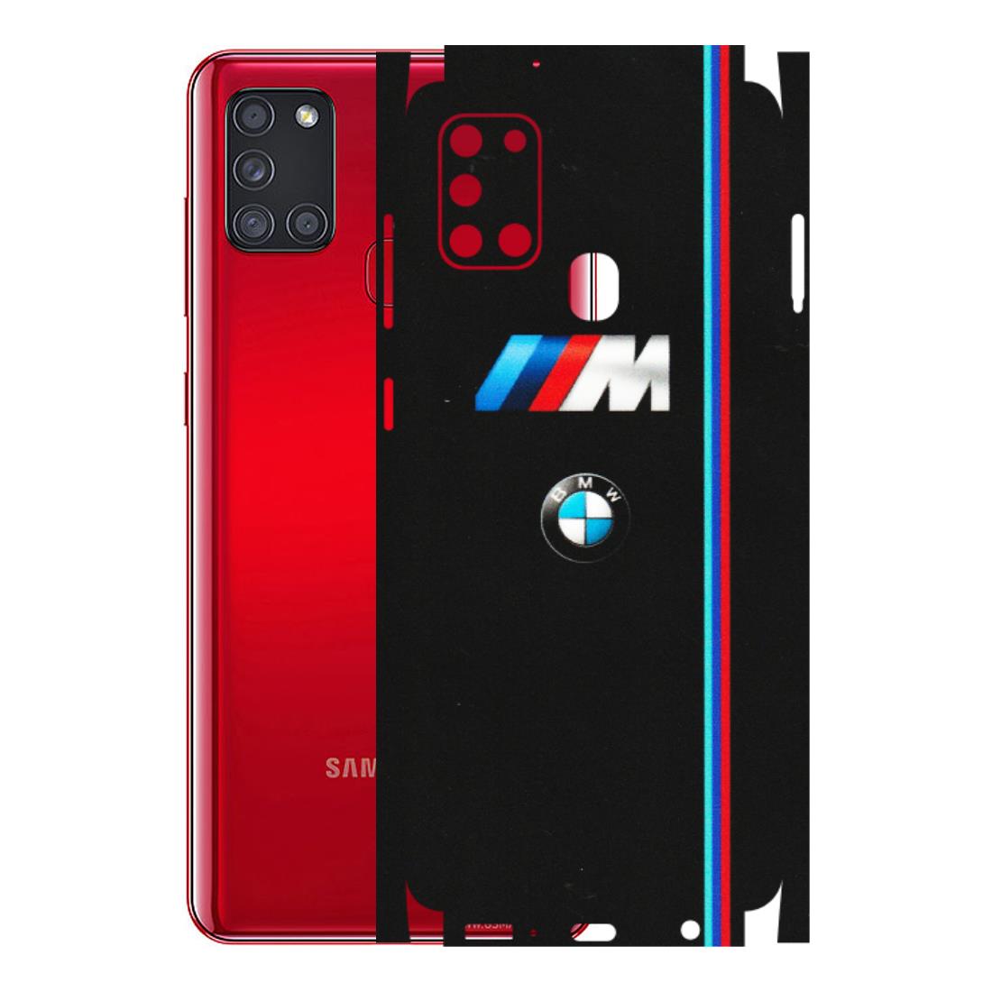 Samsung A/S Series Phone Skins (All Models) - Styling With Black BMW - Matte Finish (M-74) Samsung Galaxy A21S