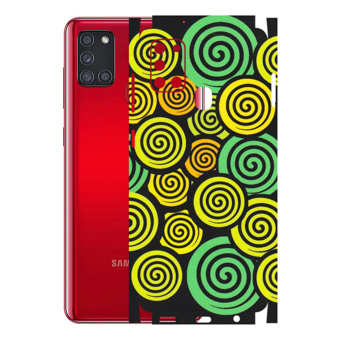 Samsung A/S Series Phone Skins (All Models) - Crazy Spiral - Matte Finish (M-91) Samsung Galaxy A21S