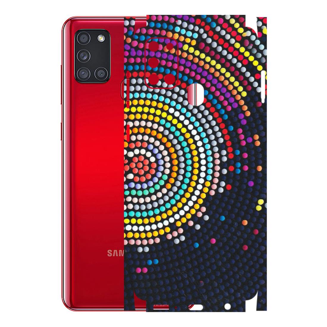 Samsung A/S Series Phone Skins (All Models) - Rainbow Dot Mandala - Matte Finish (M-97) Samsung Galaxy A21S