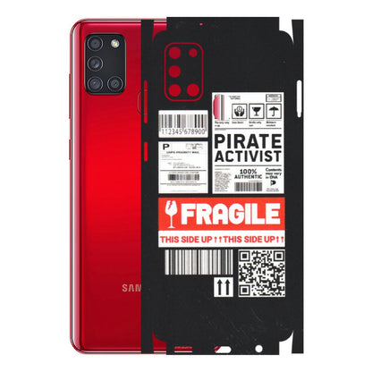 Samsung A/S Series Phone Skins (All Models) - Handle With Care - Matte Finish (M-99) Samsung Galaxy A21S