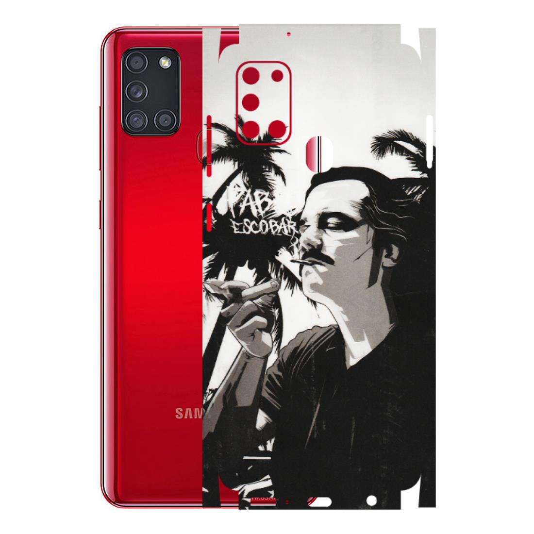 Samsung A/S Series Phone Skins (All Models) - Pab Escobar - Transparent Finish (T-05) Samsung Galaxy A21S