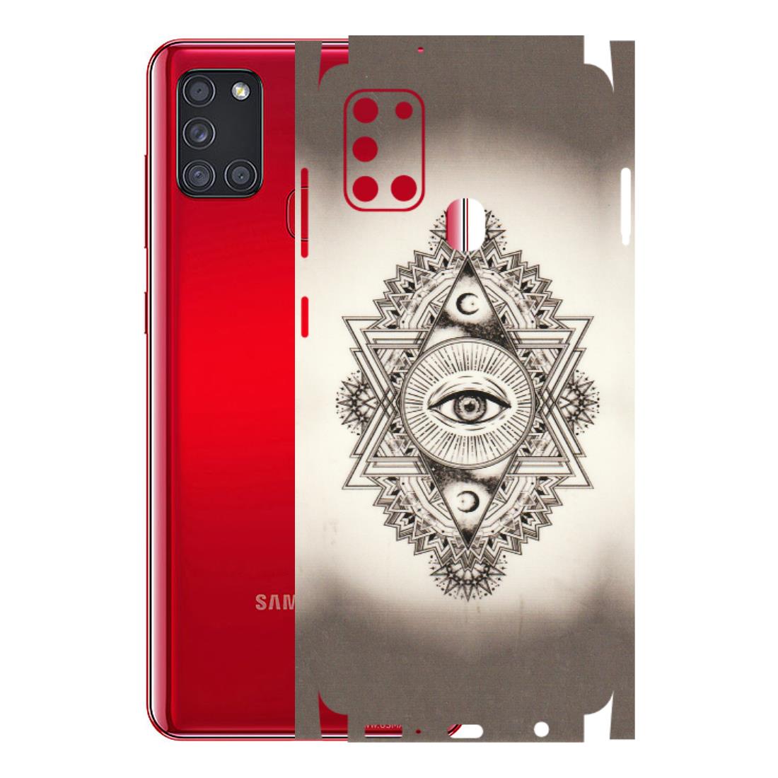 Samsung A/S Series Phone Skins (All Models) - Illuminati Great Eye - Transparent Finish (T-14) Samsung Galaxy A21S