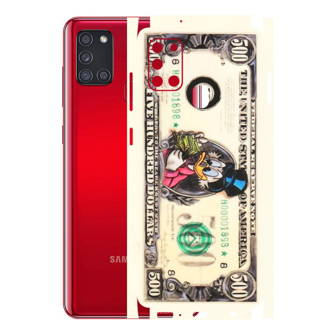 Samsung A/S Series Phone Skins (All Models) - Five Hundred Dollar Duck - Transparent Finish (T-15) Samsung Galaxy A21S