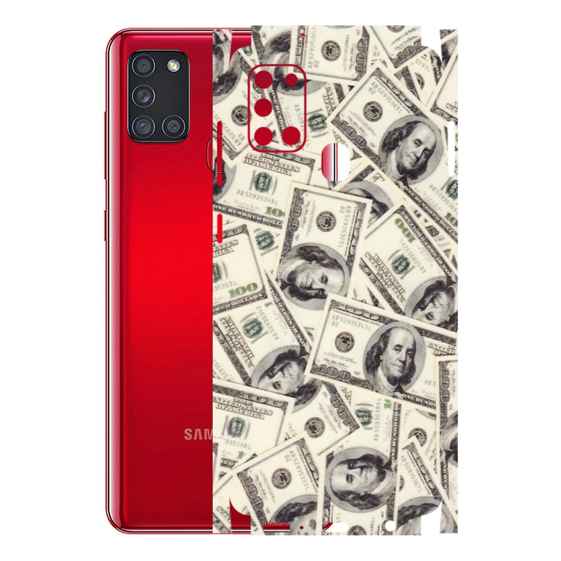 Samsung A/S Series Phone Skins (All Models) - Dollar Lover - Transparent Finish (T-17) Samsung Galaxy A21S