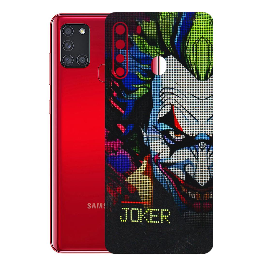 Samsung A/S Series Phone Skins (All Models) - Joker Dot Matrix - 3D Embossed Finish (L-08) Samsung Galaxy A21