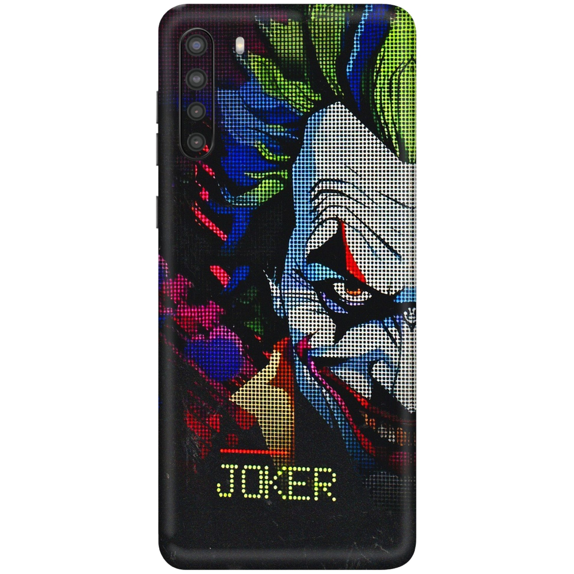 Samsung A/S Series Phone Skins (All Models) - Joker Dot Matrix - 3D Embossed Finish (L-08) Samsung Galaxy A21