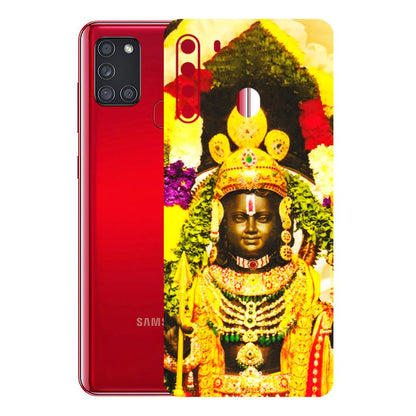 Samsung A/S Series Phone Skins (All Models) - Ram Lalla Ayodhya - 3D Embossed Finish (L-103) Samsung Galaxy A21