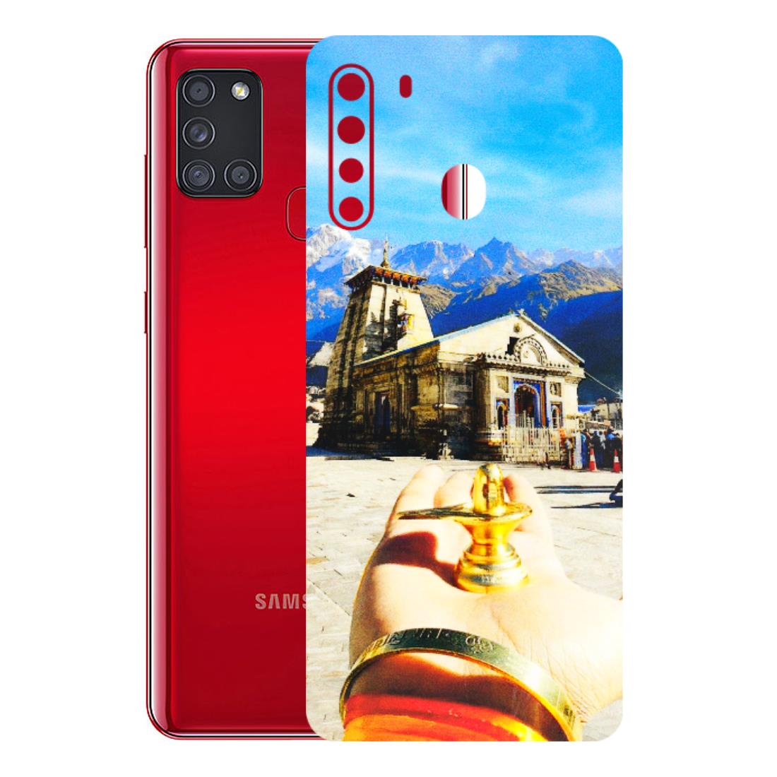 Samsung A/S Series Phone Skins (All Models) - Beauty of Kedarnath - 3D Embossed Finish (L-108) Samsung Galaxy A21