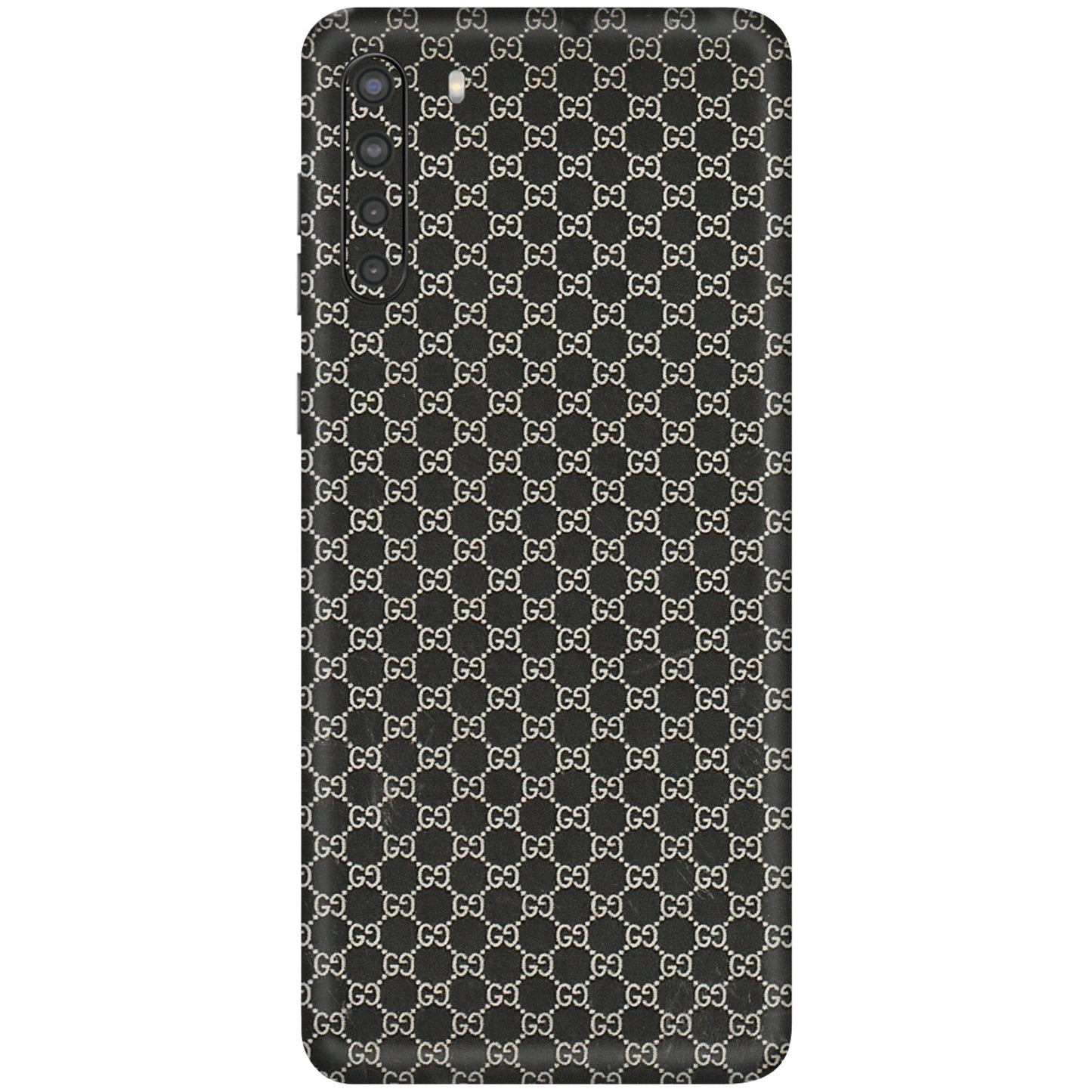 Samsung A/S Series Phone Skins (All Models) - Black G Print - 3D Embossed Finish (L-109) Samsung Galaxy A21