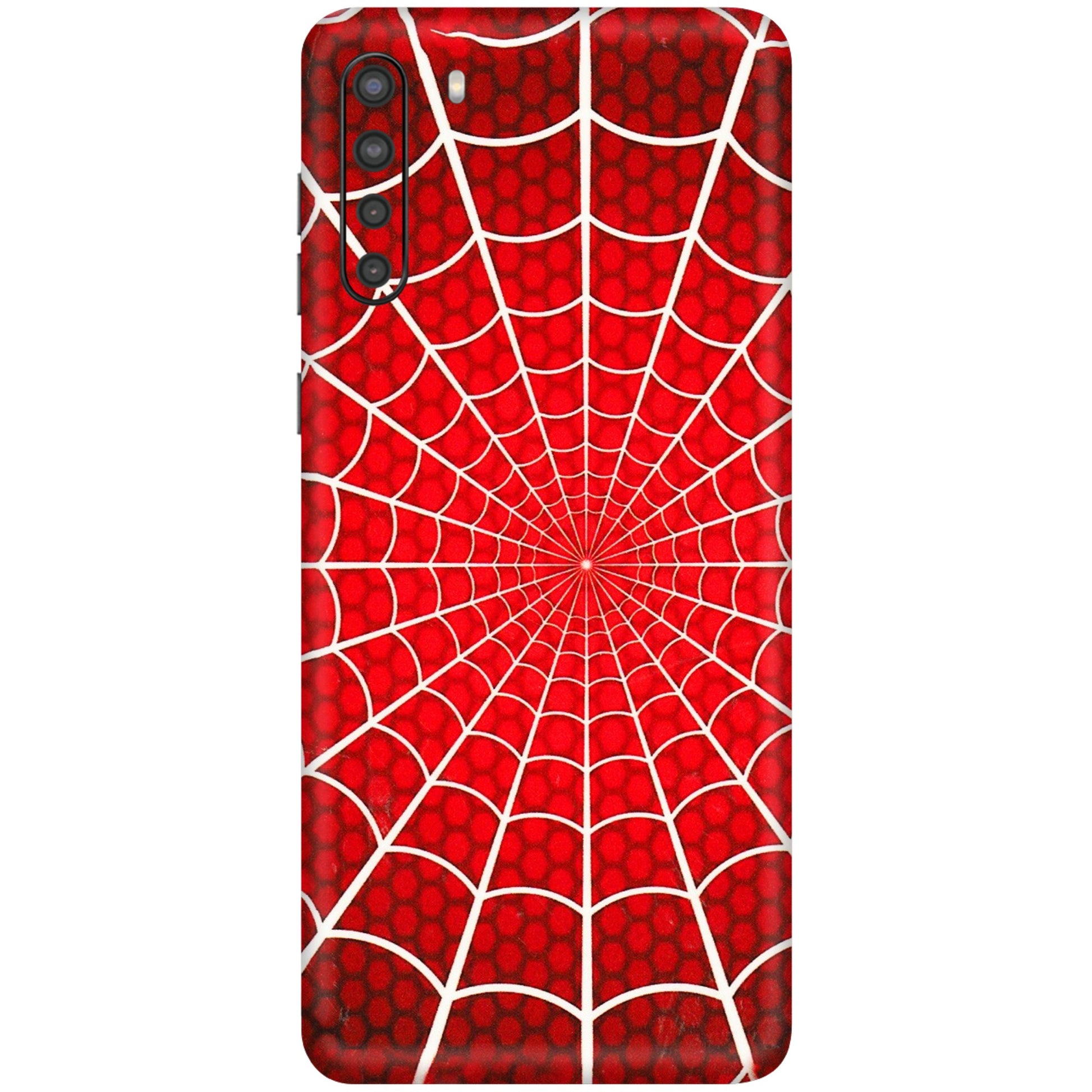 Samsung A/S Series Phone Skins (All Models) - Classic Spidey Web - 3D Embossed Finish (L-115) Samsung Galaxy A21