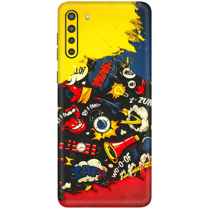 Samsung A/S Series Phone Skins (All Models) - Pacific Doodle Art - 3D Embossed Finish (L-120) Samsung Galaxy A21