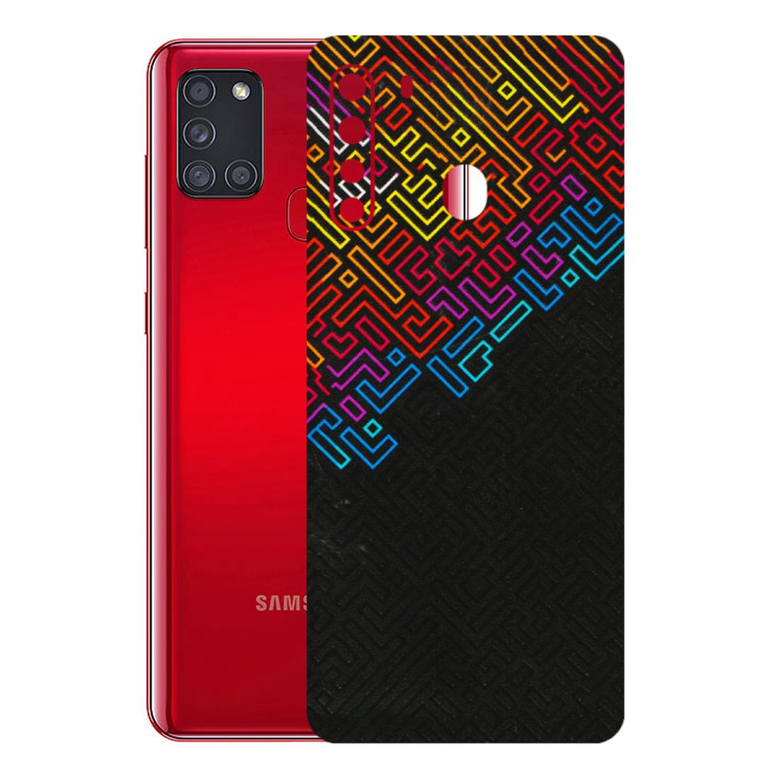Samsung A/S Series Phone Skins (All Models) - Dotme Pattern Art - 3D Embossed Finish (L-121) Samsung Galaxy A21