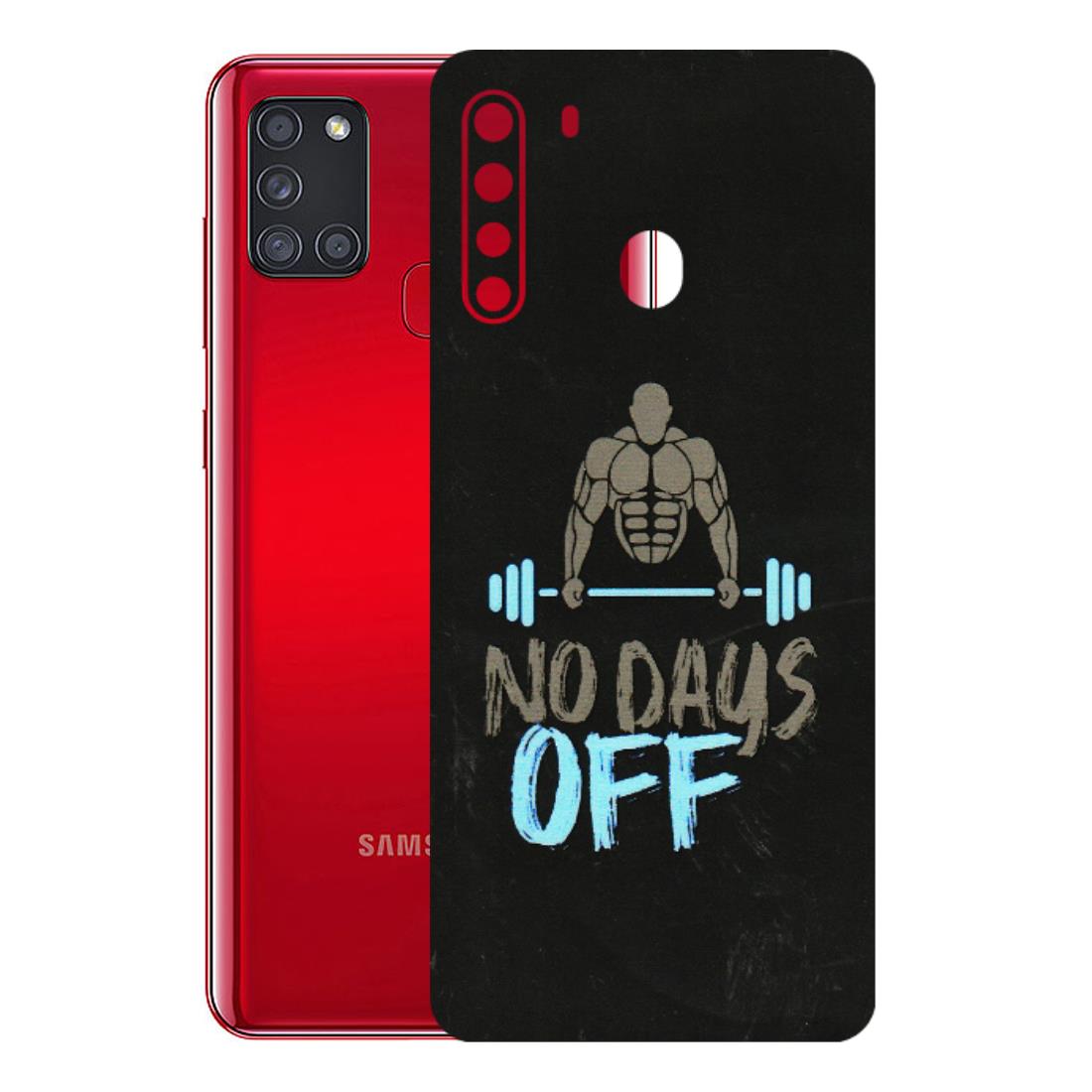 Samsung A/S Series Phone Skins (All Models) - Gym Lover - 3D Embossed Finish (L-127) Samsung Galaxy A21