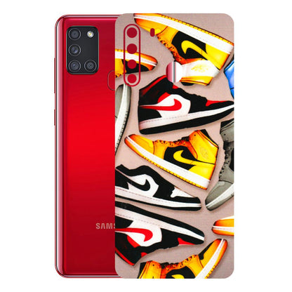 Samsung A/S Series Phone Skins (All Models) - Sneaker Lover - 3D Embossed Finish (L-135) Samsung Galaxy A21