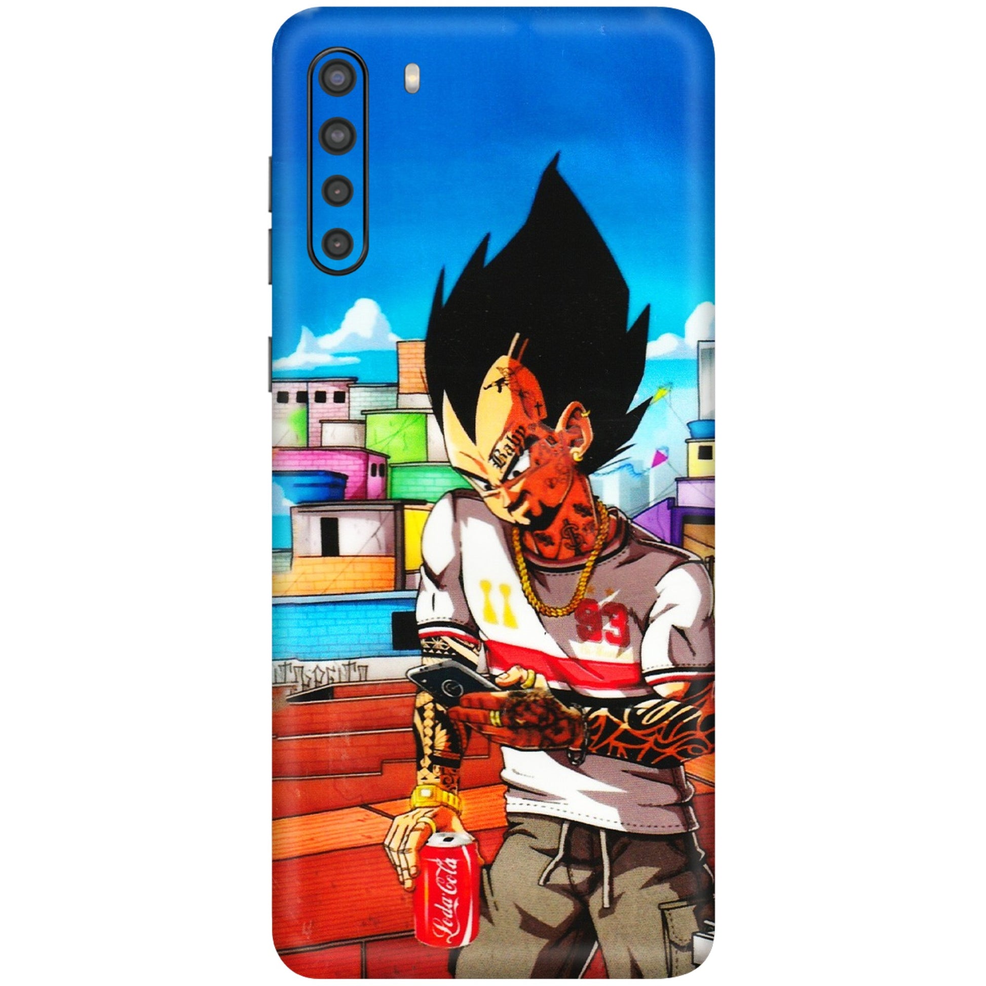 Samsung A/S Series Phone Skins (All Models) - Vegeta - 3D Embossed Finish (L-136) Samsung Galaxy A21