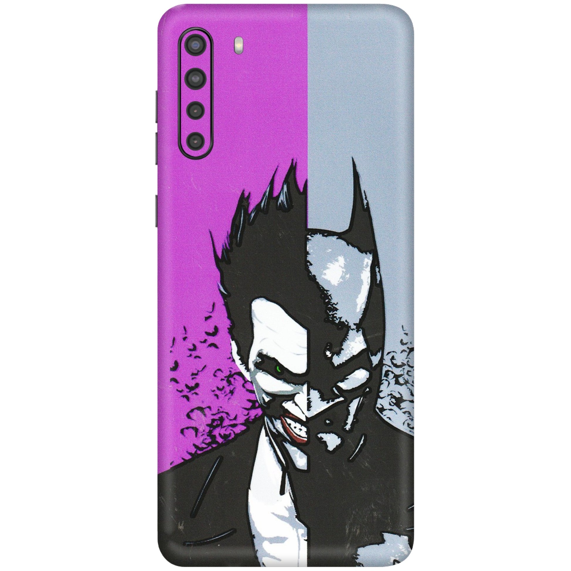 Samsung A/S Series Phone Skins (All Models) - Batman & Joker - 3D Embossed Finish (L-143) Samsung Galaxy A21
