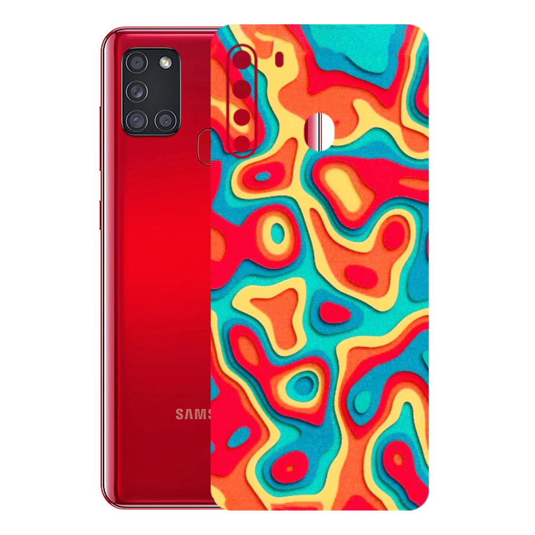 Samsung A/S Series Phone Skins (All Models) - Abstract Swirl - 3D Embossed Finish (L-150) Samsung Galaxy A21