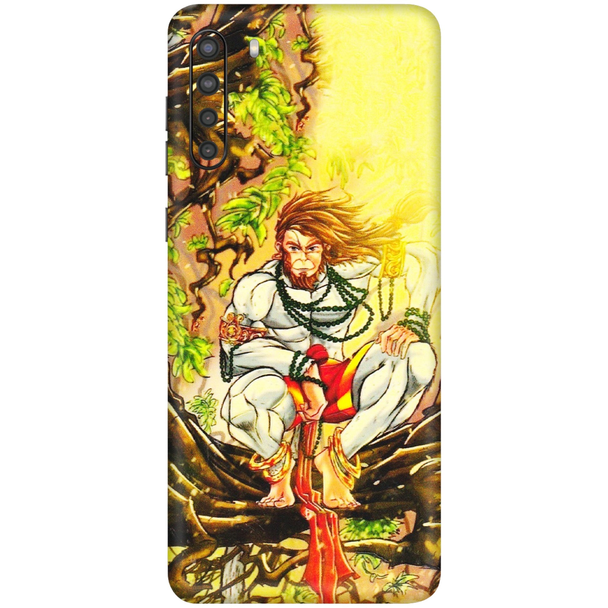 Samsung A/S Series Phone Skins (All Models) - Lord Hanuman - 3D Embossed Finish (L-152) Samsung Galaxy A21