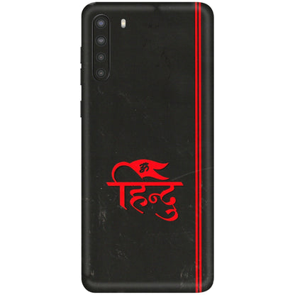 Samsung A/S Series Phone Skins (All Models) - Hindu Black - 3D Embossed Finish (L-153) Samsung Galaxy A21