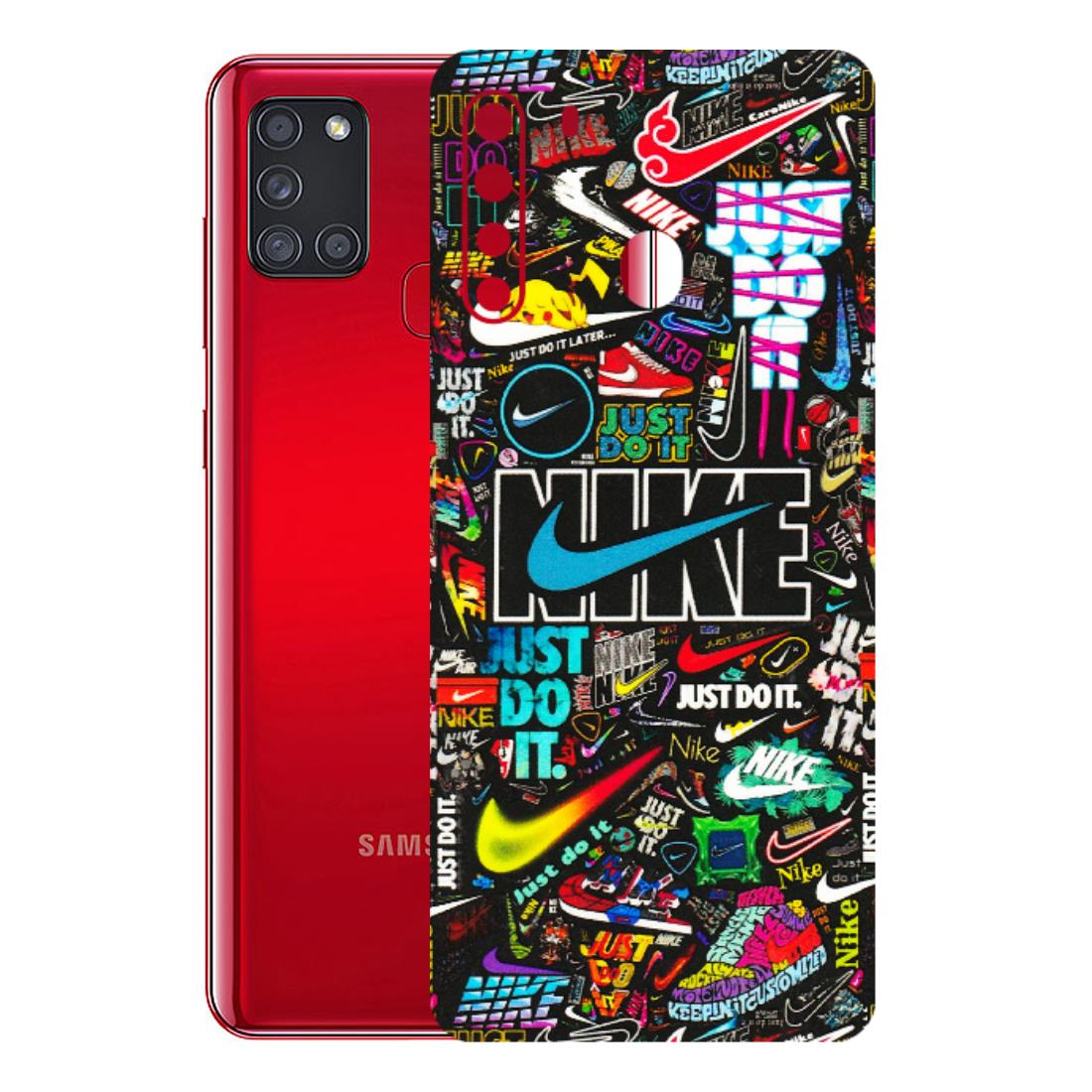 Samsung A/S Series Phone Skins (All Models) - Just Do It Doodles - 3D Embossed Finish (L-166) Samsung Galaxy A21