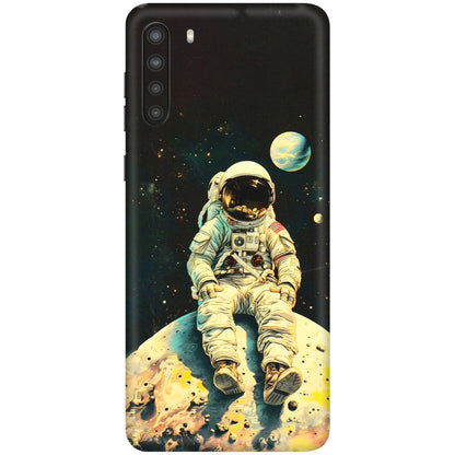 Samsung A/S Series Phone Skins (All Models) - Astronaut in Space - 3D Embossed Finish (L-16) Samsung Galaxy A21