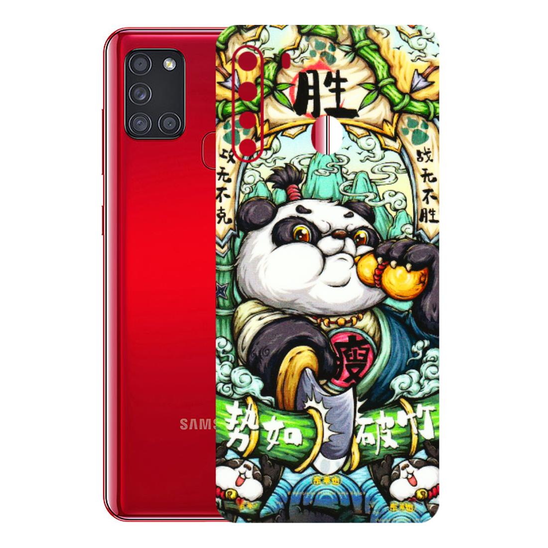 Samsung A/S Series Phone Skins (All Models) - Royal Rich Panda - 3D Embossed Finish (L-170) Samsung Galaxy A21