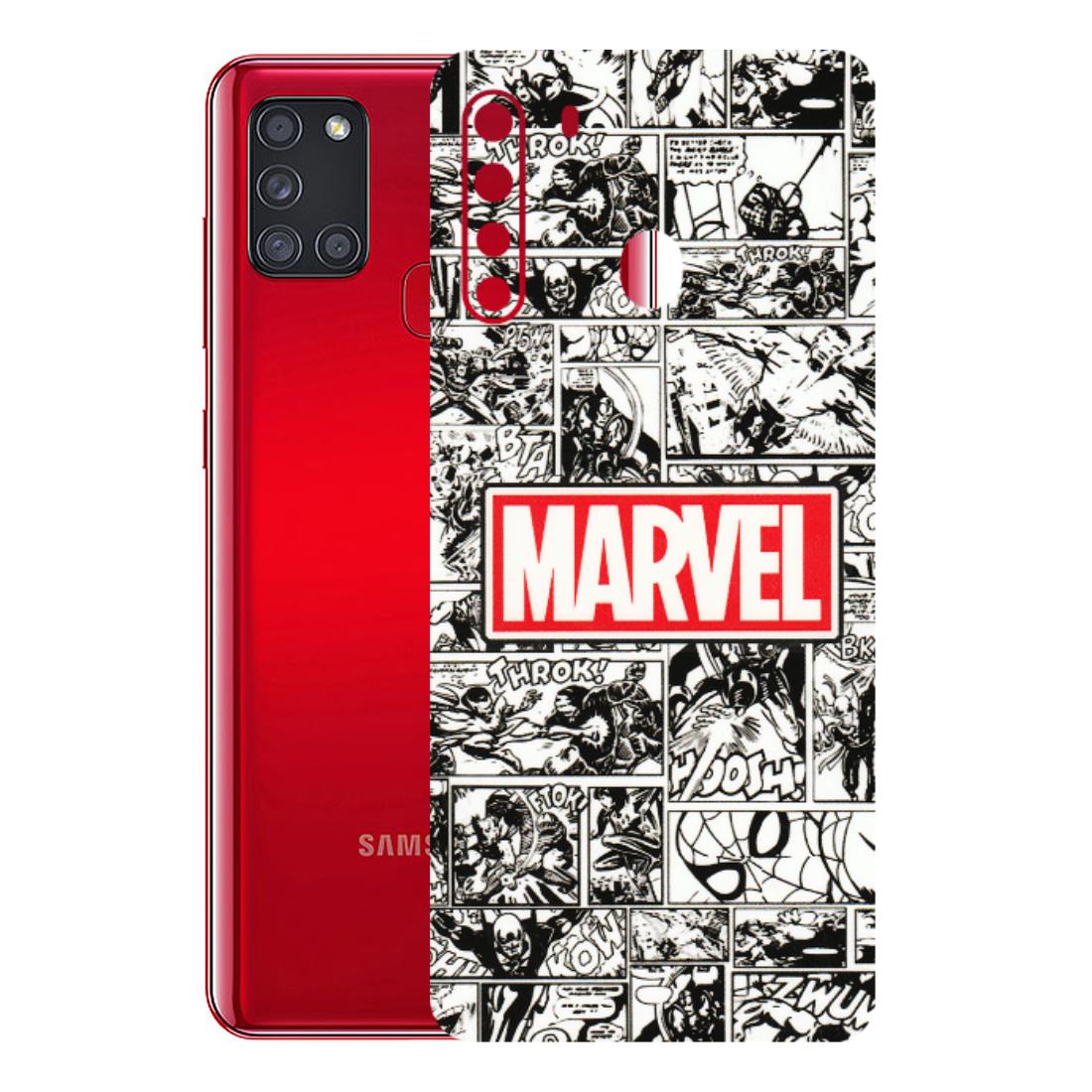 Samsung A/S Series Phone Skins (All Models) - Marvel Comic - 3D Embossed Finish (L-171) Samsung Galaxy A21