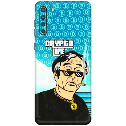 Samsung A/S Series Phone Skins (All Models) - Crypto Thug Life - 3D Embossed Finish (L-179) Samsung Galaxy A21