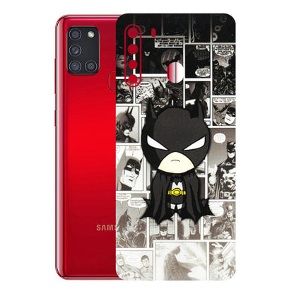 Samsung A/S Series Phone Skins (All Models) - Toon Batman - 3D Embossed Finish (L-182) Samsung Galaxy A21