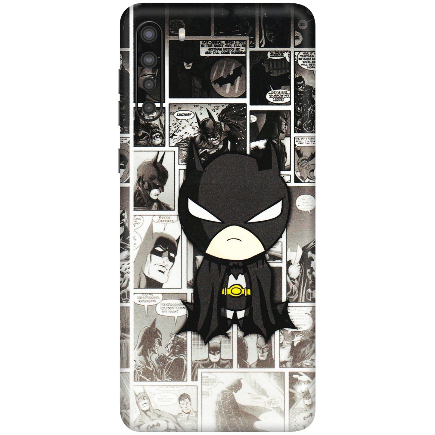 Samsung A/S Series Phone Skins (All Models) - Toon Batman - 3D Embossed Finish (L-182) Samsung Galaxy A21