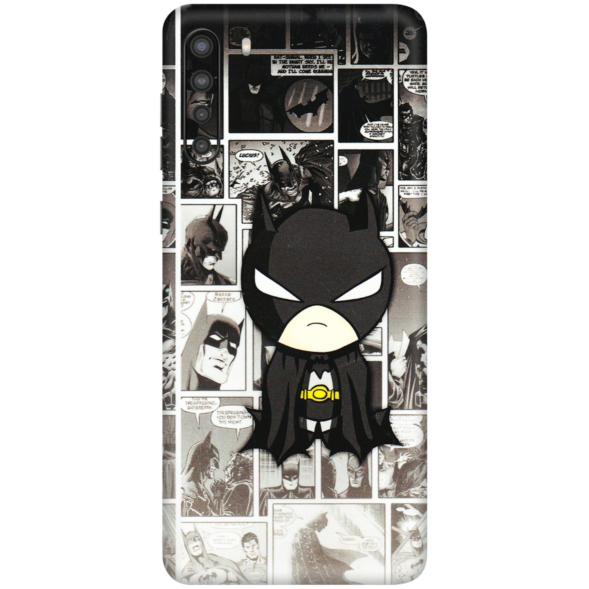 Samsung A/S Series Phone Skins (All Models) - Toon Batman - 3D Embossed Finish (L-182) Samsung Galaxy A21