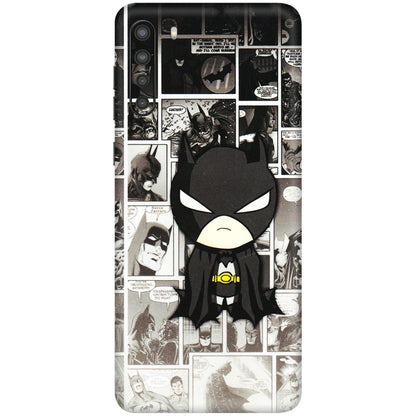 Samsung A/S Series Phone Skins (All Models) - Toon Batman - 3D Embossed Finish (L-182) Samsung Galaxy A21