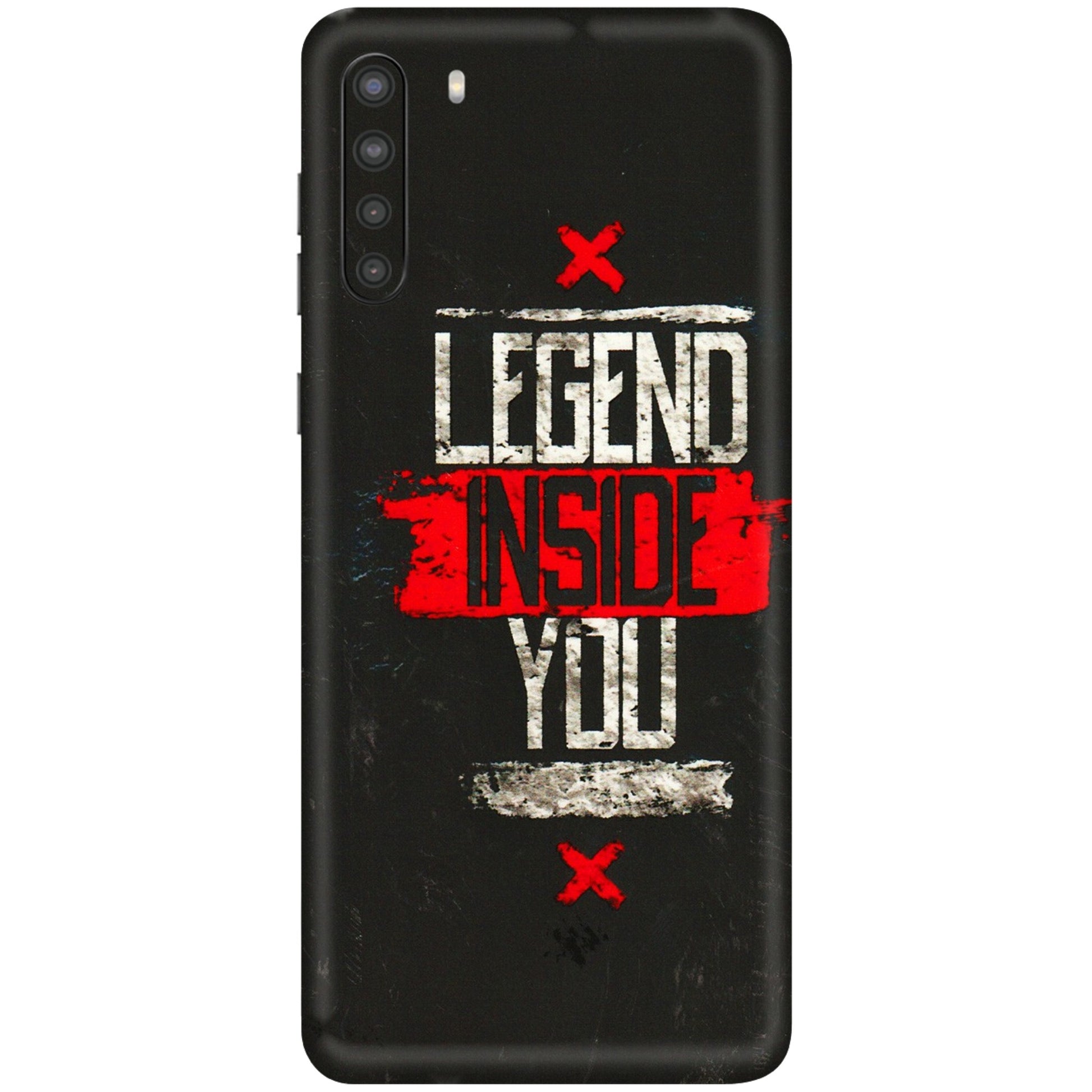 Samsung A/S Series Phone Skins (All Models) - Legend Inside You - 3D Embossed Finish (L-186) Samsung Galaxy A21
