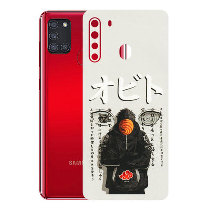 Samsung A/S Series Phone Skins (All Models) - Obito Anime Eye - 3D Embossed Finish (L-19) Samsung Galaxy A21