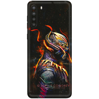 Samsung A/S Series Phone Skins (All Models) - Black Panther - 3D Embossed Finish (L-190) Samsung Galaxy A21